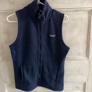 Patagonia navy women’s small vest.